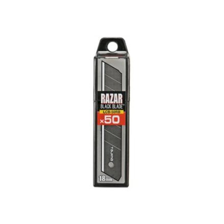 Tajima , Snap-off Blades Razar Black, 18mm , 50 pc(s)