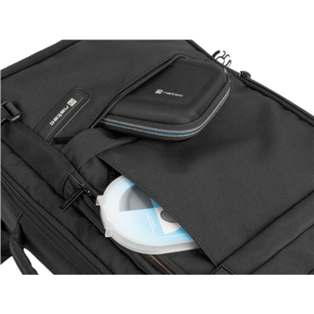 Natec , Camel Lite , Fits up to size 15.6 , Backpack , Black , Waterproof
