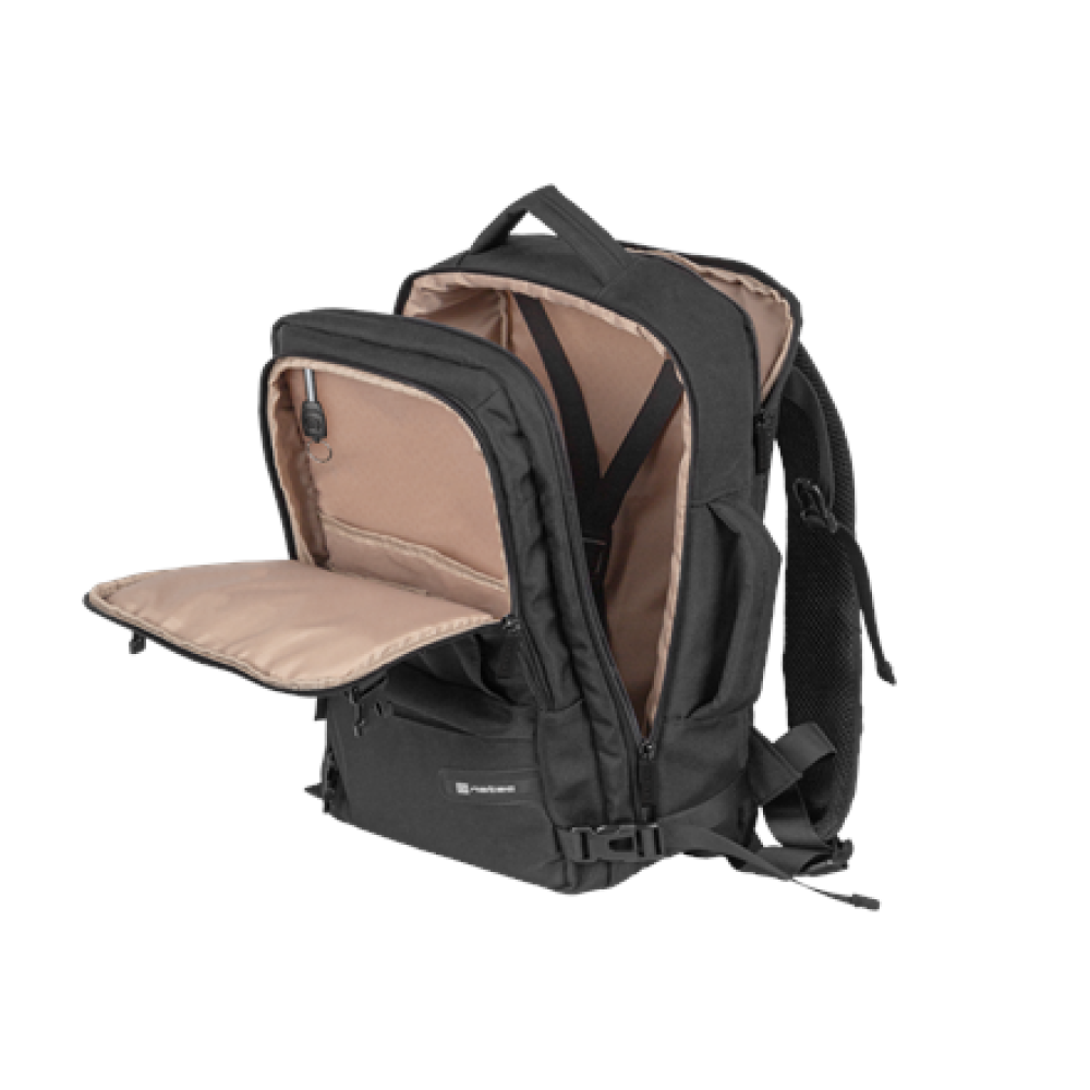 Natec , Camel Lite , Fits up to size 15.6 , Backpack , Black , Waterproof