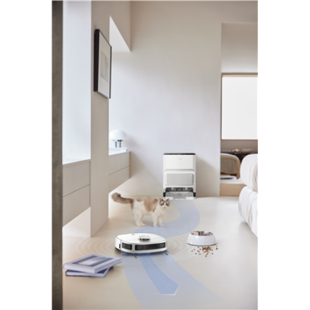 Midea , Robot Vacuum Cleaner , V12 , Wet&Dry , 5200 mAh , Dust capacity 3 L , 5000 Pa , White