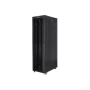 Lanberg , Rack cabinet 19 free-standing 47U/800x1200 (flat pack) with glass door, LCD , FF01-8247-12BL , Black