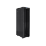 Lanberg , Rack cabinet 19 free-standing 47U/800x1200 (flat pack) with glass door, LCD , FF01-8247-12BL , Black