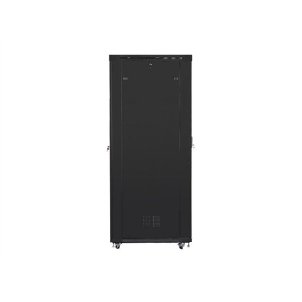 Lanberg , Rack cabinet 19 free-standing 47U/800x1200 (flat pack) with glass door, LCD , FF01-8247-12BL , Black