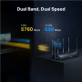 Mercusys BE6500 Dual-Band Wi-Fi 7 Router , MR37BE , 802.11be , 688/5760 Mbit/s , Ethernet LAN (RJ-45) ports 3 , Mesh Support No , MU-MiMO No , No mobile broadband , Antenna type Fixed Omni-Directional Antennas