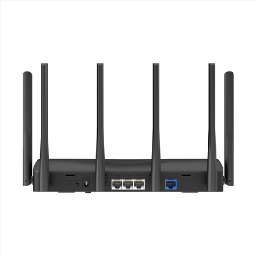 Mercusys BE6500 Dual-Band Wi-Fi 7 Router , MR37BE , 802.11be , 688/5760 Mbit/s , Ethernet LAN (RJ-45) ports 3 , Mesh Support No , MU-MiMO No , No mobile broadband , Antenna type Fixed Omni-Directional Antennas