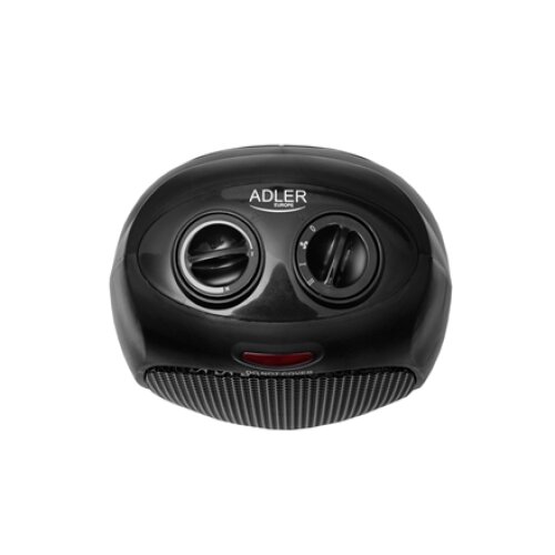 Adler , AD 7702 , Fan Heater , 1500 W , Number of power levels 2 , Black