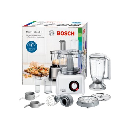 Bosch , Food Processor MultiTalent 8 , MC812W501 , 1000 W , Number of speeds 2 , Bowl capacity 3.9 L , Blender , White