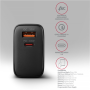 AXAGON GaN wallcharger 2x port (USB-A + USB-C), PD3.0/PPS/QC4+/SFC2.0/AFC/SCP/FCP/Apple, 45W , ACU-PQ45