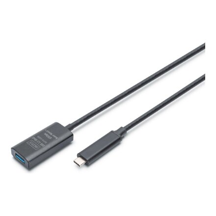 Digitus , Active USB 3.2 Gen2 10G extension cable , DA-73113 , USB-C to USB-A