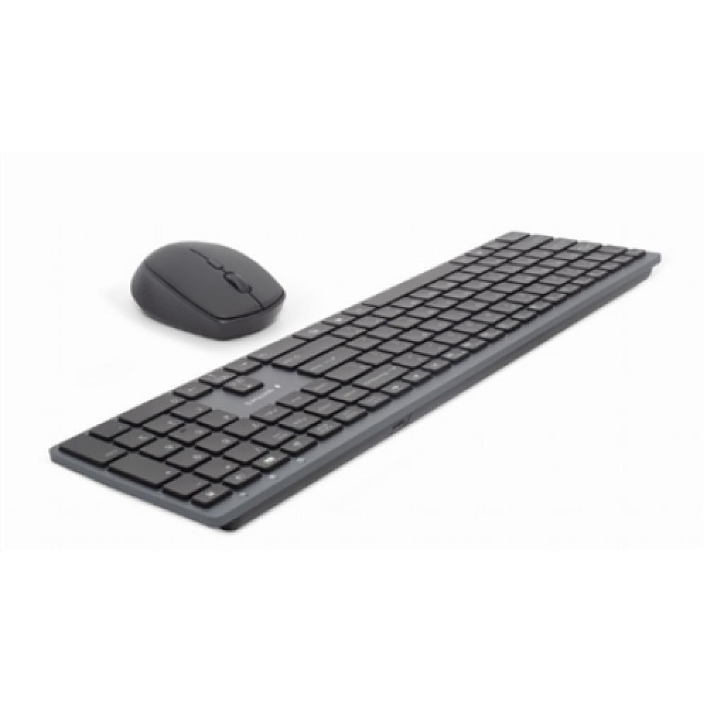Gembird , Backlight Pro Business Slim wireless desktop set , KBS-ECLIPSE-M500 , Keyboard and Mouse Set , Wireless , Mouse included , US , Black
