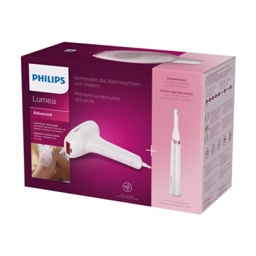 Philips , Lumea IPL Hair Removal Device , BRI920/00 , Operating time (max) Armpit - 2,5; Bikini - 4; Lower leg - 15 min , Number of power levels 5 , White/Pink