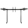 Next Level Racing Floor stand , ELITE Free Standing Triple Monitor Stand , Fully adjustable and customizable , 21-43 , Black