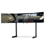 Next Level Racing Floor stand , ELITE Free Standing Triple Monitor Stand , Fully adjustable and customizable , 21-43 , Black