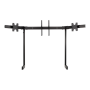 Next Level Racing Floor stand , ELITE Free Standing Triple Monitor Stand , Fully adjustable and customizable , 21-43 , Black