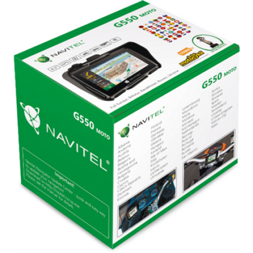 Navitel , Personal Navigation Device , G550 MOTO , Bluetooth , 4.3 TFT touchscreen pixels , 480 x 272 , GPS (satellite) , Maps included