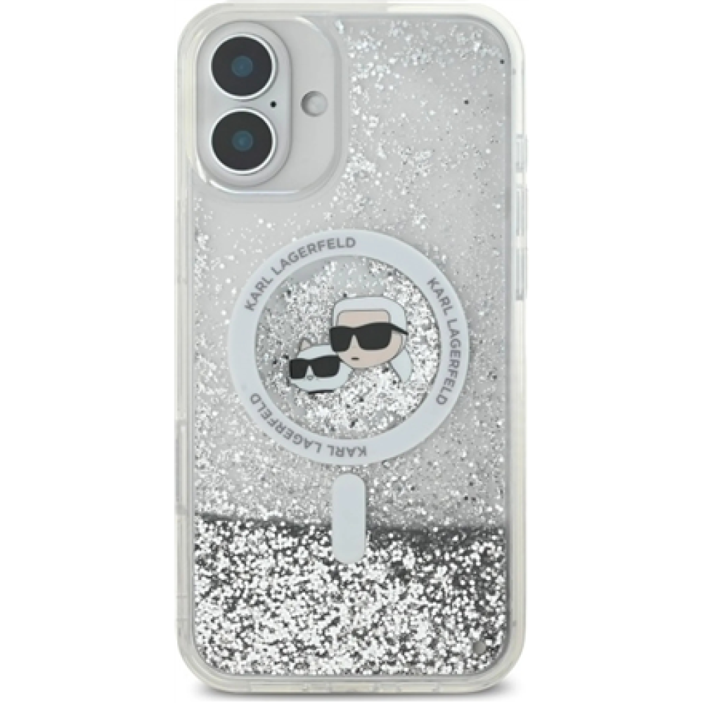 Karl Lagerfeld , KLHMP16MLGKCSGH , Back cover , iPhone 16 Plus , Apple , TPU/PC , Transparent