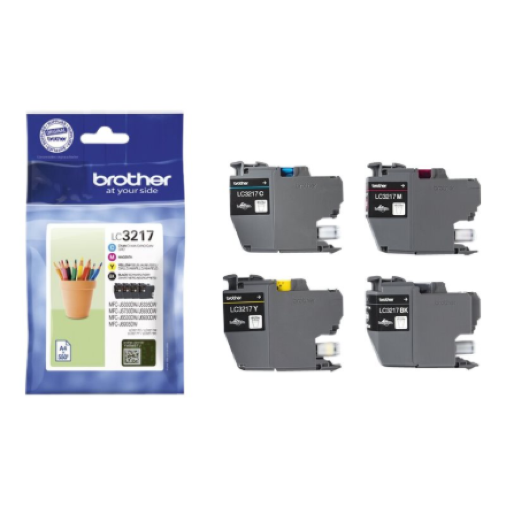 Brother LC3217 , Ink cartridge , Black/Yellow/Cyan/Magenta