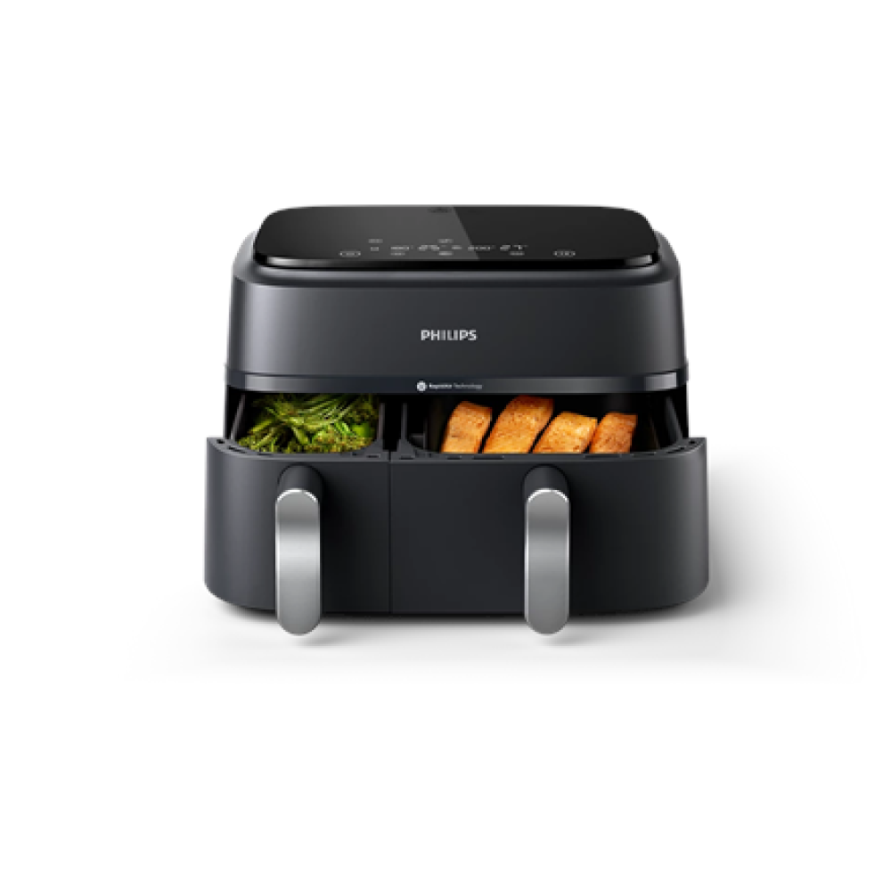 Philips Dual Basket Airfryer , NA351/00 3000 Series , Power 2750 W , Capacity 9 L , Rapid Air technology , Black