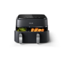 Philips Dual Basket Airfryer , NA351/00 3000 Series , Power 2750 W , Capacity 9 L , Rapid Air technology , Black