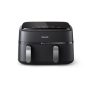 Philips Dual Basket Airfryer , NA351/00 3000 Series , Power 2750 W , Capacity 9 L , Rapid Air technology , Black