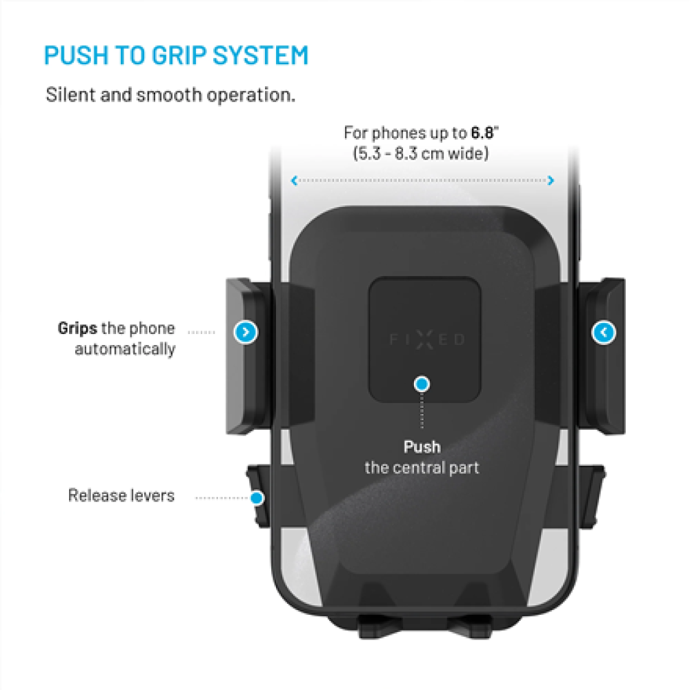 Fixed Iconiq Mirror , Black