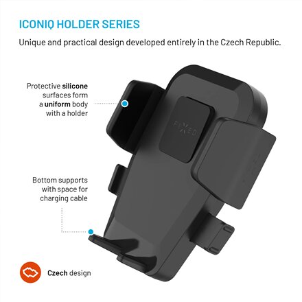 Fixed Iconiq Mirror , Black