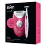 Braun Epilator , SE3-202 Silk épil 3 , Number of power levels 2 , White/Pink