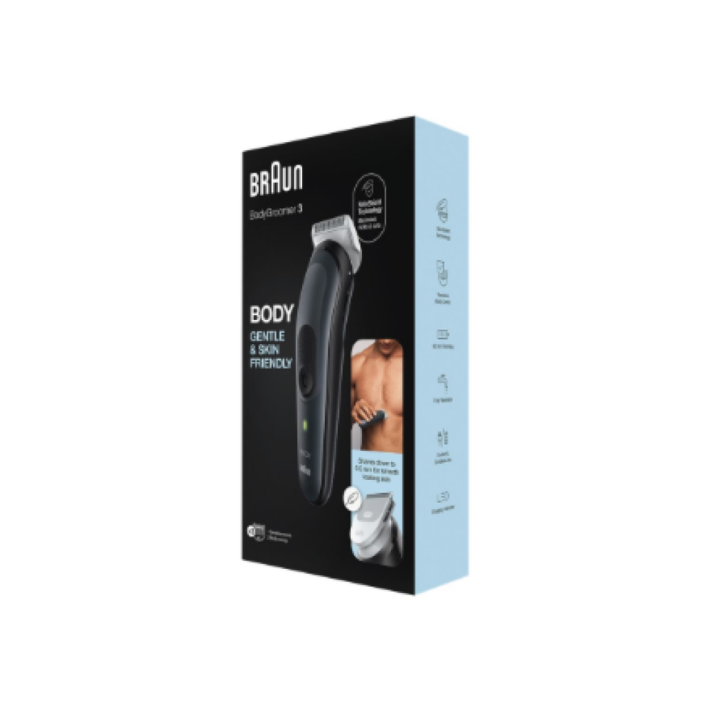 Braun Body Groomer , BG3340 , Cordless , Black/Grey