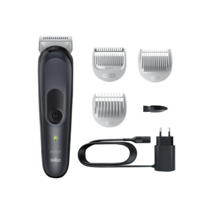 Braun Body Groomer , BG3340 , Cordless , Black/Grey