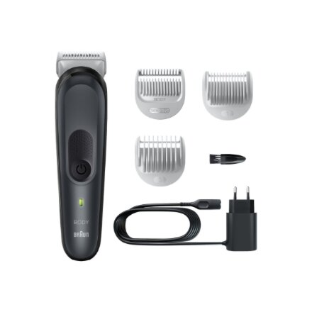 Braun Body Groomer , BG3340 , Cordless , Black/Grey
