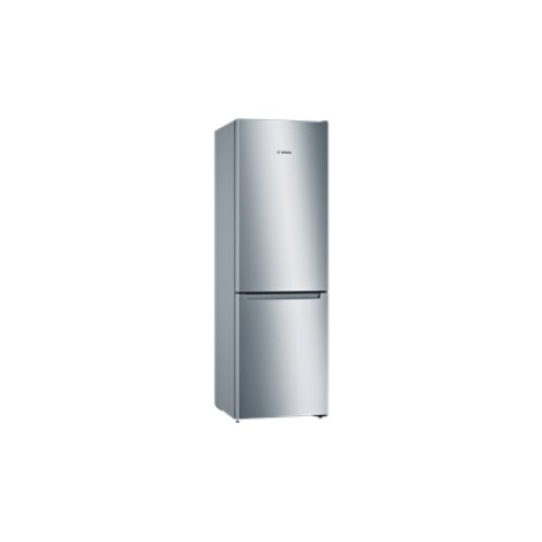 Bosch , KGN33NLEB , Serie 2 Refrigerator , Energy efficiency class E , Free standing , Combi , Height 176 cm , No Frost system , Fridge net capacity 193 L , Freezer net capacity 89 L , 42 dB , Stainless steel