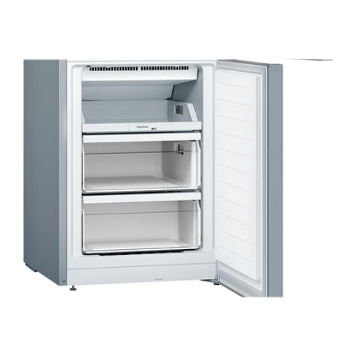 Bosch , KGN33NLEB , Serie 2 Refrigerator , Energy efficiency class E , Free standing , Combi , Height 176 cm , No Frost system , Fridge net capacity 193 L , Freezer net capacity 89 L , 42 dB , Stainless steel