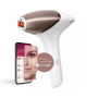 Philips , IPL Hair remover with SenseIQ , BRI973/00 , Bulb lifetime (flashes) 450.000 , Number of power levels 5 , White/Rose Gold