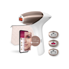 Philips , IPL Hair remover with SenseIQ , BRI973/00 , Bulb lifetime (flashes) 450.000 , Number of power levels 5 , White/Rose Gold