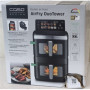 SALE OUT. Caso 03189 DuoTower Double Air Fryer, Total capacity 12.4 L, Black , Caso Double Air Fryer , AirFry DuoTower , Capacity 12.4 L , Black , DAMAGED PACKAGING, CRACKED BODY , 24 month(s)