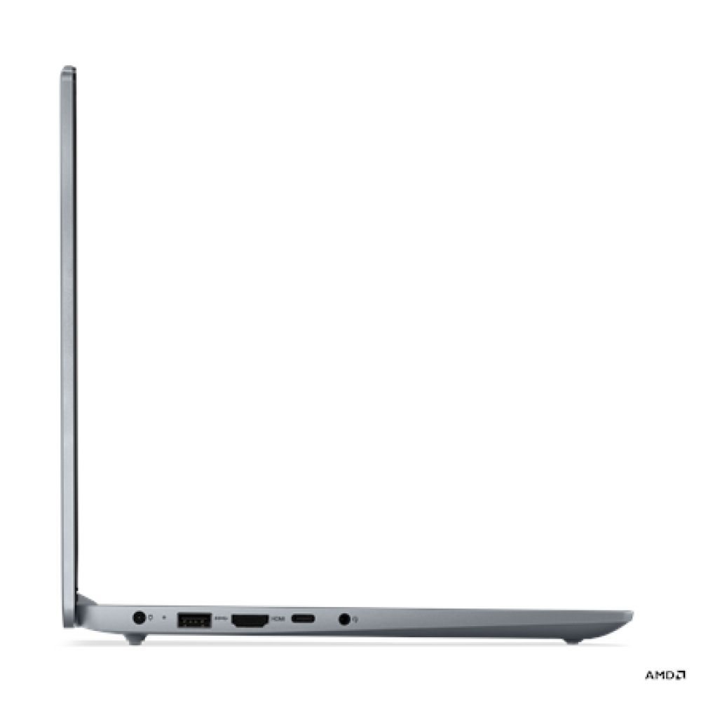 Lenovo IdeaPad Slim 3 14AMN8 , Arctic Grey , 14 , IPS , FHD , 1920 x 1080 pixels , Anti-glare , AMD Ryzen 5 , 7520U , 16 GB , Soldered LPDDR5 , Solid-state drive capacity 512 GB , AMD Radeon 610M Graphics , Windows 11 Home , 802.11ax , Bluetooth version 5