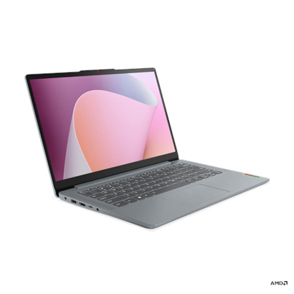 Lenovo IdeaPad Slim 3 14AMN8 , Arctic Grey , 14 , IPS , FHD , 1920 x 1080 pixels , Anti-glare , AMD Ryzen 5 , 7520U , 16 GB , Soldered LPDDR5 , Solid-state drive capacity 512 GB , AMD Radeon 610M Graphics , Windows 11 Home , 802.11ax , Bluetooth version 5