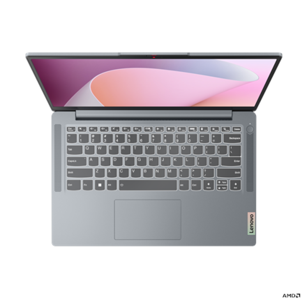 Lenovo IdeaPad Slim 3 14AMN8 , Arctic Grey , 14 , IPS , FHD , 1920 x 1080 pixels , Anti-glare , AMD Ryzen 5 , 7520U , 16 GB , Soldered LPDDR5 , Solid-state drive capacity 512 GB , AMD Radeon 610M Graphics , Windows 11 Home , 802.11ax , Bluetooth version 5