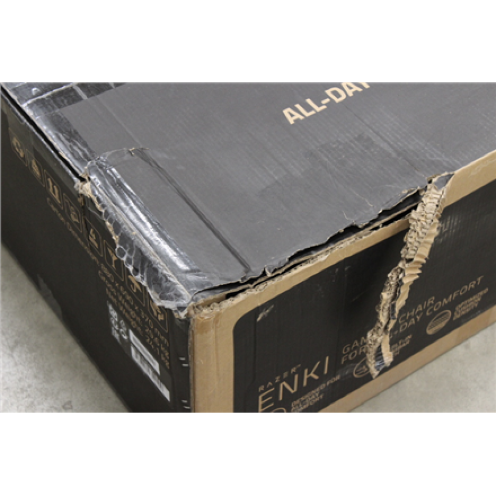 SALE OUT. Razer Enki Gaming Chair with Enchanced Customization, Black/Green , Enki Ergonomic Gaming Chair EPU Synthetic Leather; Steel; Aluminium , Black/Green , DAMAGED PACKAGING