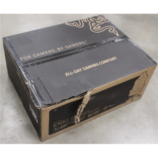 SALE OUT. Razer Enki Gaming Chair with Enchanced Customization, Black/Green , Enki Ergonomic Gaming Chair EPU Synthetic Leather; Steel; Aluminium , Black/Green , DAMAGED PACKAGING