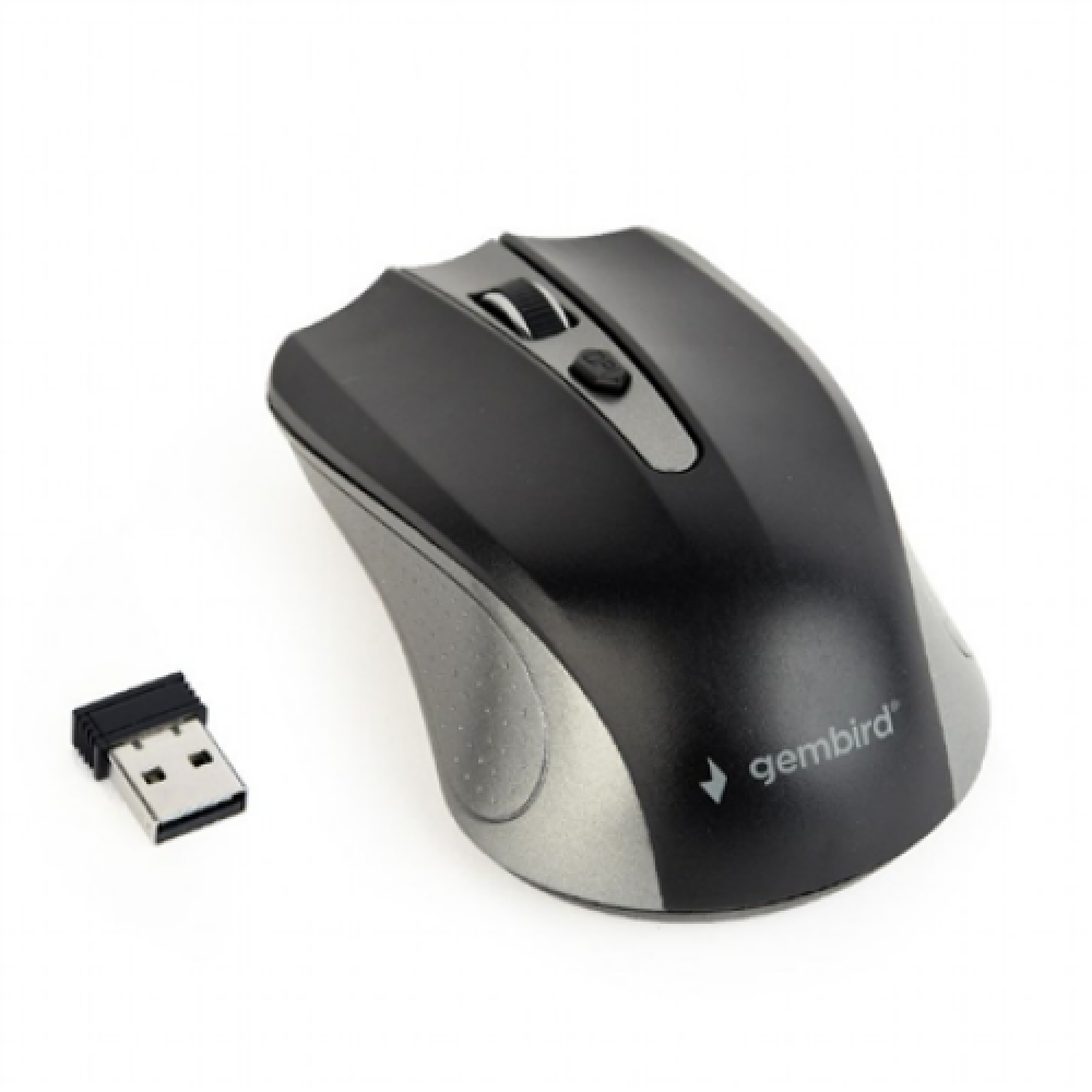 Gembird , MUSW-4B-04-GB , 2.4GHz Wireless Optical Mouse , Optical Mouse , USB , Spacegrey/Black
