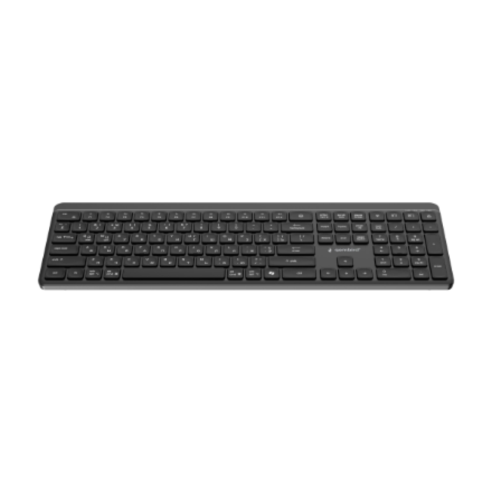 Gembird KB-WPS-03-CYRL , Keyboard , Wireless , Cyrillic , Bluetooth , Black