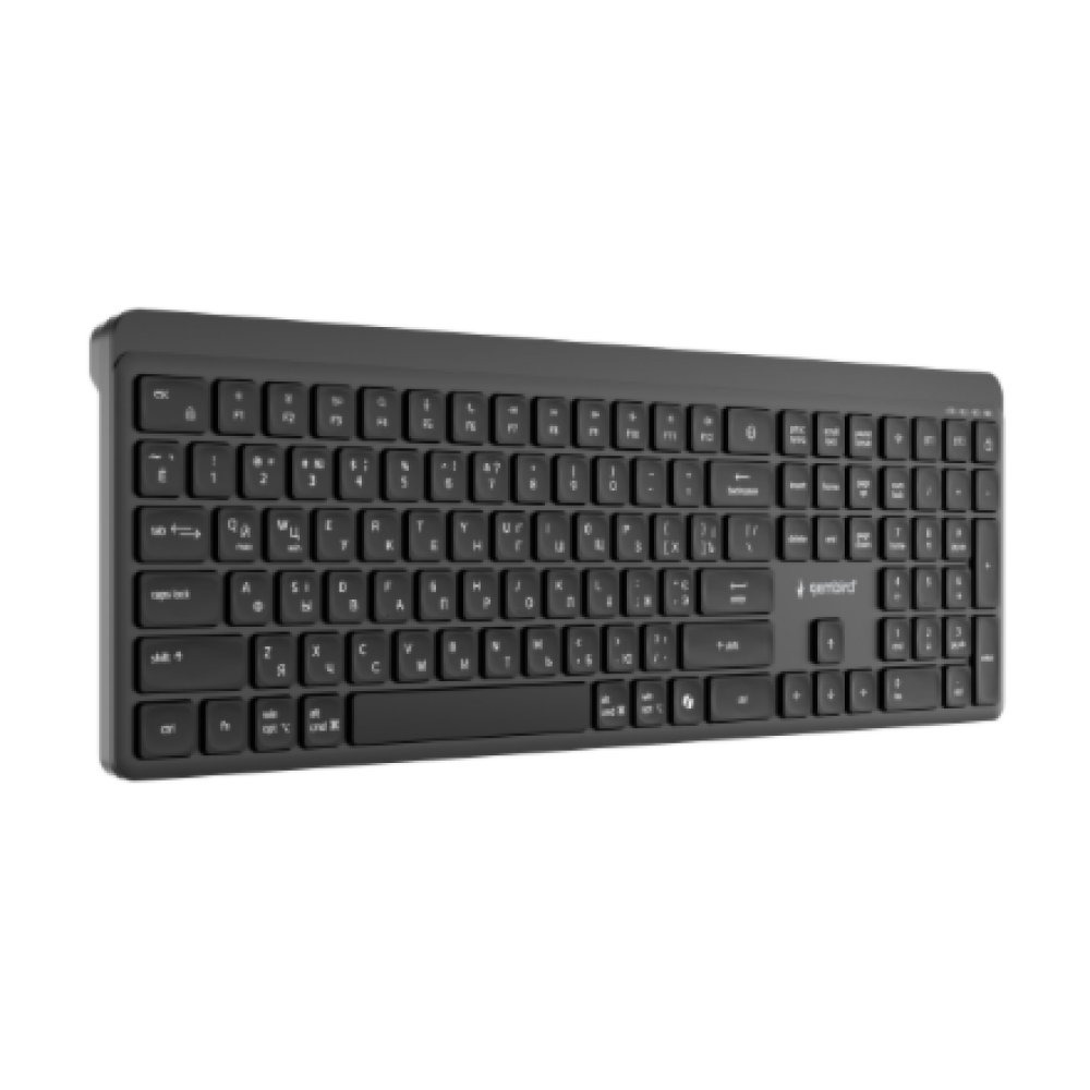 Gembird KB-WPS-03-CYRL , Keyboard , Wireless , Cyrillic , Bluetooth , Black