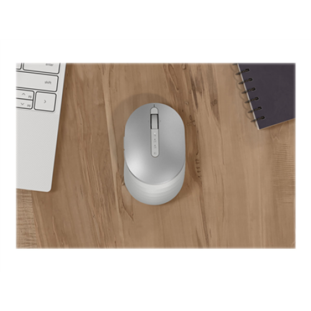 Dell , Premier Rechargeable Wireless Mouse , MS7421W , 2.4GHz Wireless Optical Mouse , Wireless optical , Wireless - 2.4 GHz, Bluetooth 5.0 , Platinum silver