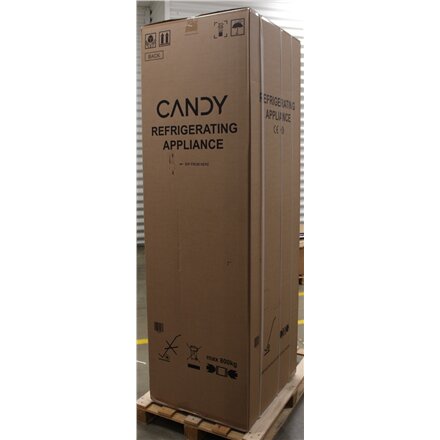 SALE OUT. Candy ECN2CQTEX206 Refrigerator, E, Freestanding, Combi, Height 205cm, Fridge net 289 L, Freezer net 120 L, Stainless steel , SALE OUT. , Candy Refrigerator , ECN2CQTEX206 , Energy efficiency class E , Free standing , Combi , Height 205 cm , No 