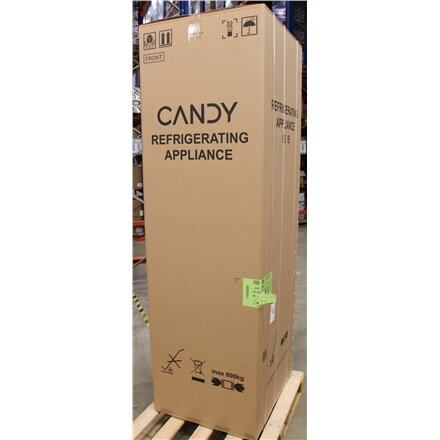 SALE OUT. Candy ECN2CQTEX206 Refrigerator, E, Freestanding, Combi, Height 205cm, Fridge net 289 L, Freezer net 120 L, Stainless steel , SALE OUT. , Candy Refrigerator , ECN2CQTEX206 , Energy efficiency class E , Free standing , Combi , Height 205 cm , No 