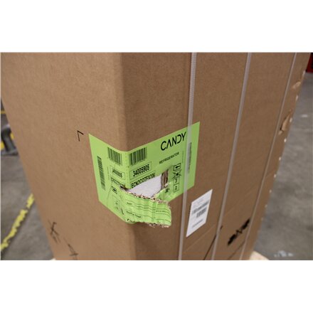SALE OUT. Candy ECN2CQTEX206 Refrigerator, E, Freestanding, Combi, Height 205cm, Fridge net 289 L, Freezer net 120 L, Stainless steel , SALE OUT. , Candy Refrigerator , ECN2CQTEX206 , Energy efficiency class E , Free standing , Combi , Height 205 cm , No 