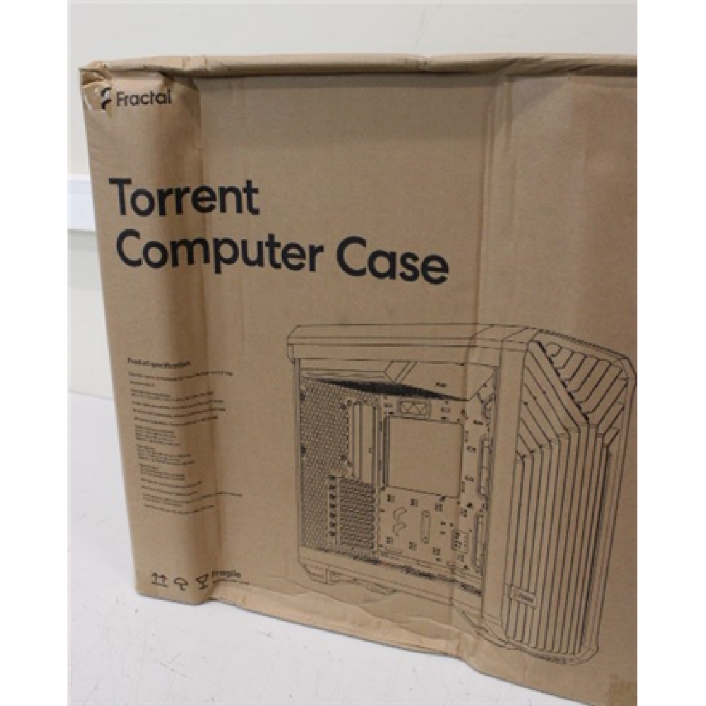 SALE OUT. Fractal Design Torrent Black Solid , Fractal Design , Torrent Black Solid , Black , DAMAGED PACKAGING , ATX