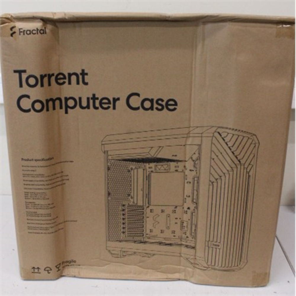 SALE OUT. Fractal Design Torrent Black Solid , Fractal Design , Torrent Black Solid , Black , DAMAGED PACKAGING , ATX