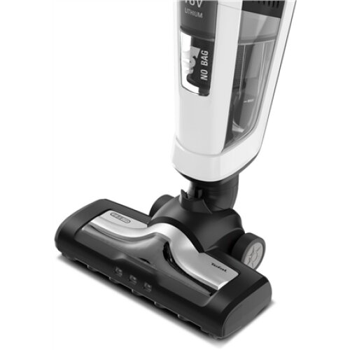 TEFAL Vacuum Cleaner TY6737 Dual Force Cordless operating, Handstick 2in1, 18 V, Operating time (max) 45 min, White, Warranty 24 month(s)